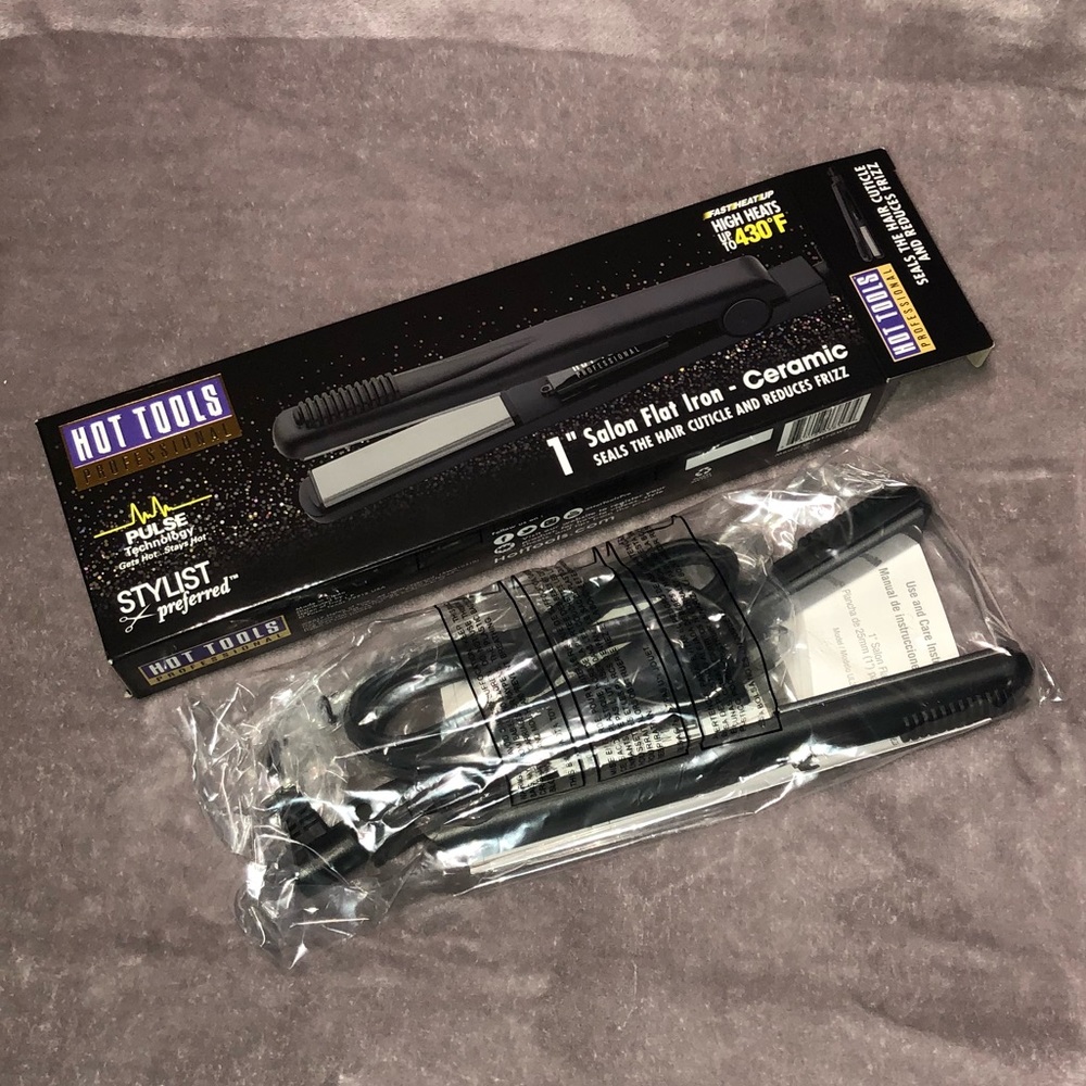 BRAND NEW 1” Salon Flat Iron-Ceramic